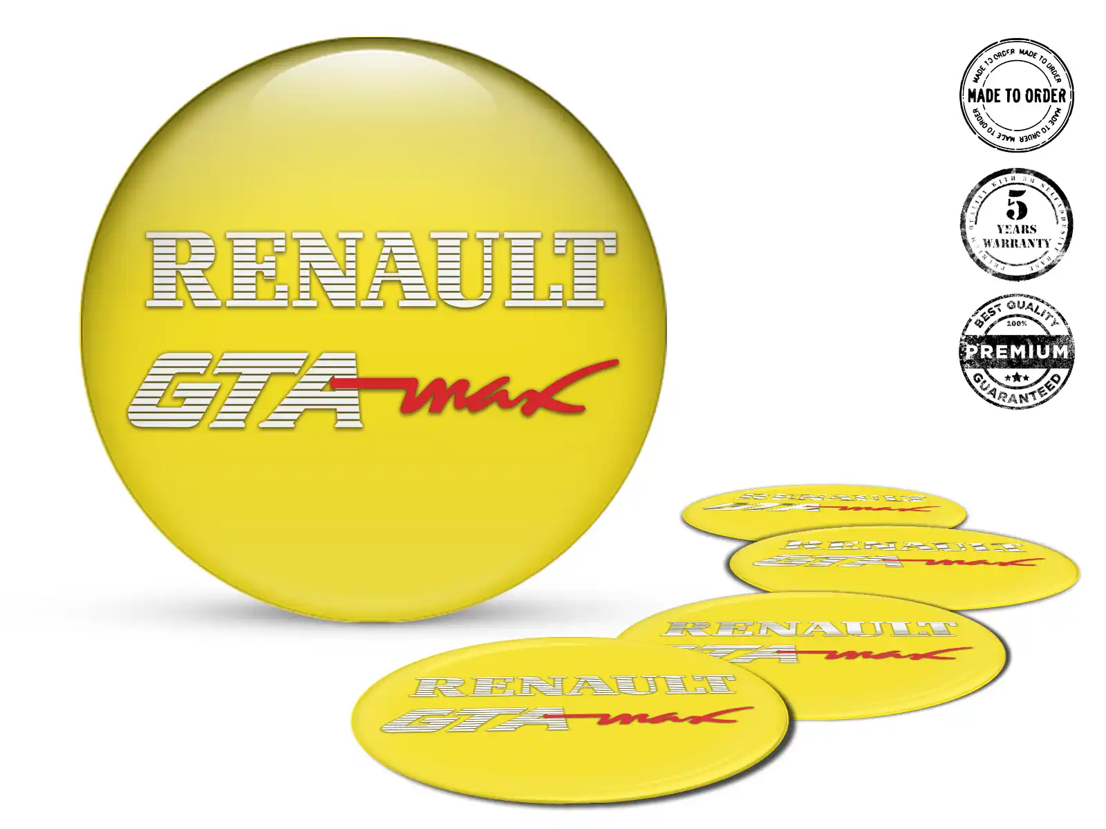Renault Epoxy Dome Sticker Logo Harzfelgen-Aufkleber
